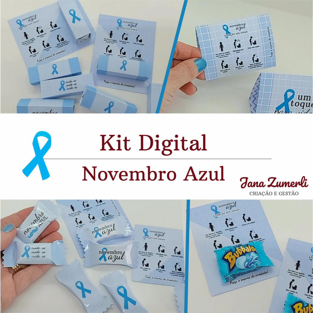 Kit Digital Novembro Azul Jana Zumerli